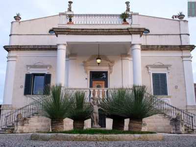 Entrati nell�ampio giardino ci troviamo cos� di fronte alla raffinata facciata bianca della residenza, che svetta oltre un�aiuola di dasylirion con al centro la statua di un fanciullo